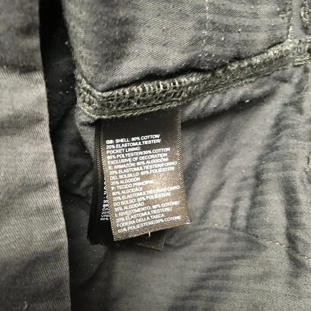 The North Face Mens Shorts‎ size 36 Dark Blue Flat Front Cotton Stretch Casual